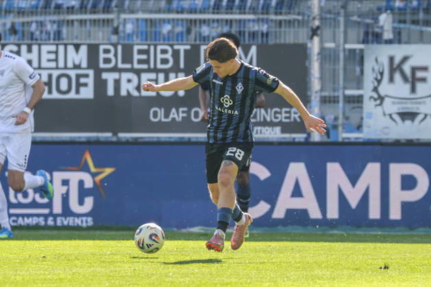 Diego Michel SV Waldhof Mannheim, 28 Soccer 3 League, Matchday 35, SV Waldhof Mannheim vs 1 FC Schweinfurt 05 on 25 04 2026 at Mannheim Carl Benz Stadion , Germany Mannheim Carl Benz Stadion Germany Copyright: xFranzxReindelx
