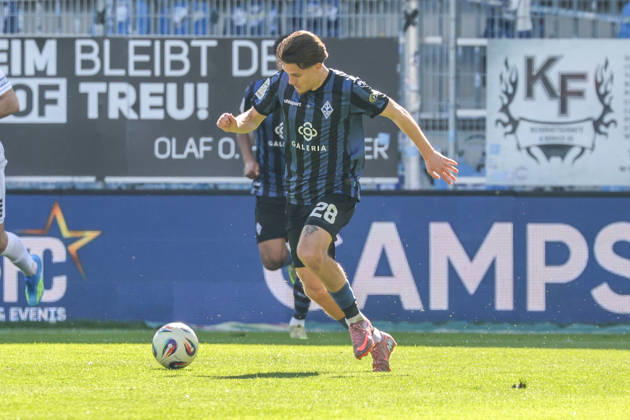 Diego Michel SV Waldhof Mannheim, 28 Soccer 3 League, Matchday 35, SV Waldhof Mannheim vs 1 FC Schweinfurt 05 on 25 04 2026 at Mannheim Carl Benz Stadion , Germany Mannheim Carl Benz Stadion Germany Copyright: xFranzxReindelx