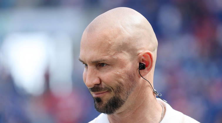 Sinsheim , Bundesliga TSG 1899 Hoffenheim vs VfB Stuttgart , Coach Christian Ilzer Hoffenheim