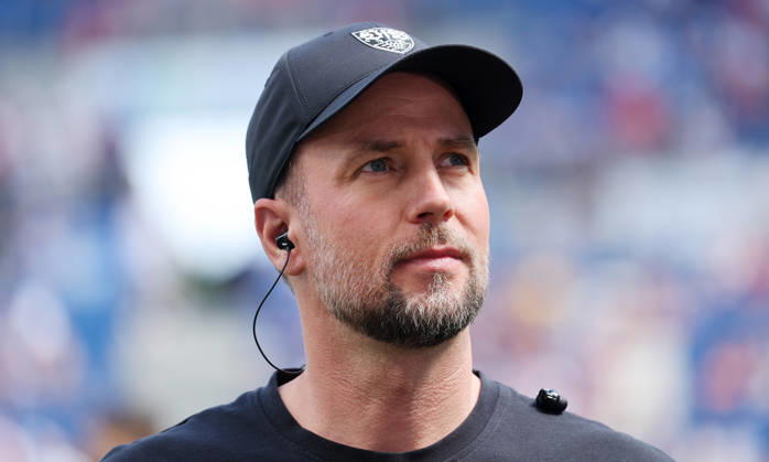 Sinsheim , Bundesliga TSG 1899 Hoffenheim vs VfB Stuttgart , Coach Sebastian Hoeneß VfB
