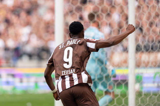 Goal to 1 2 Abdoulie Ceesay FC St Pauli, 09 cheers, GER, FC St Pauli vs 1 FSV Mainz 05, Football, Bundesliga, Matchday 32, Season 2025 2026, 03 05 2026 DFL REGULATIONS PROHIBIT ANY USE OF PHOTOGRAPHS AS IMAGE SEQUENCES AND OR QUASI VIDEO GER, FC St Pauli vs 1 FSV Mainz 05, Football, Bundesliga, Matchday 32, Season 2025 2026, 03 05 2026 Hamburg Copyright: xEibner-Pressefoto MaxxVincenx EP_MVN