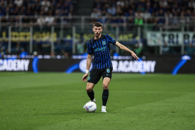 FC Internazionale v Parma Calcio 1913 - Serie A Petar Sucic of FC Internazionale is in action during the Serie A football match between Internazionale FC and Parma Calcio 1913 at Giuseppe Meazza Stadium in Milan, Italy, on May 3, 2026. Milano Italy Copyright: xEmanuelexComincinix originalFilename:comincini-internaz260503_npEPm