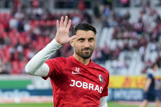 Vincenzo Grifo SC Freiburg, 32 , Germany, Soccer, 1 Bundesliga, 32 Matchday, 2025 2026, SC Freiburg vs VfL Wolfsburg, 03 05 2026, Europa Park Stadion, Freiburg, DFL REGULATIONS PROHIBIT ANY USE OF PHOTOGRAPHS AS IMAGE SEQUENCES AND OR QUASI VIDEO Freiburg Europa Park Stadion Baden Württemberg Germany Copyright: xArnexAmbergx