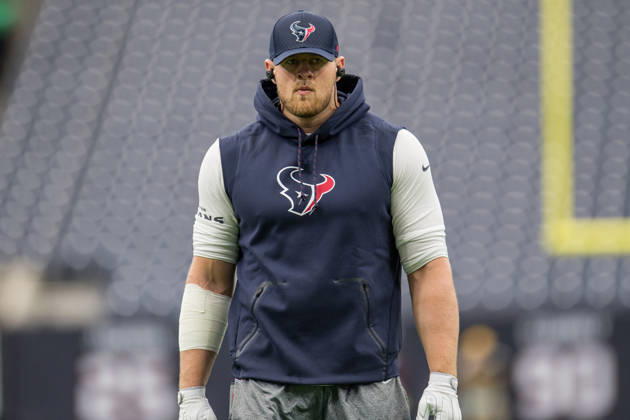 October 1, 2017: Houston Texans defensive end J.J. Watt (99) warms up prior to an NFL, American Football Herren, USA football game between the Houston Texans and the Tennessee Titans at NRG Stadium in Houston, TX. ..Trask Smith CSM Copyright: xTraskxSmithx