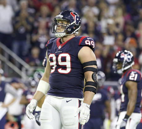 October 8, 2017: Houston Texans defensive end J.J. Watt (99) during the NFL, American Football Herren, USA game between the Kansas City Chiefs and the Houston Texans at NRG Stadium in Houston, TX. John Glaser CSM. Copyright: xJohnxGlaserx