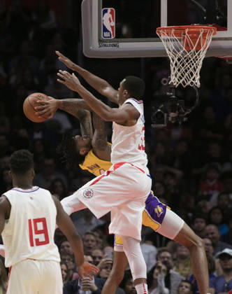 October 13, 2017 - Los Angeles, California, U.S - Brandon Ingram 14 of the Los Angeles Lakers takes a shot during their preseason game against the Los Angeles Clippers on Friday October 13, 2017 at the Staples Center in Los Angeles, California. Copyright: xJavierxRojasx