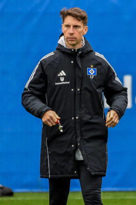 Loic Fave Co Coach HSV Germany , Hamburg , Volksparkstadion , Training ground , Football , 1 Bundesliga , Training of Hamburger SV