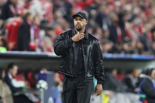 disappointment for head coach Vincent Kompany FC Bayern Muenchen , FC Bayern Muenchen vs Paris Saint Germain, Football, UEFA, Champions League, semi-final, second leg, 06 05 2026 Muenchen Bayern Germany Copyright: xkolbert-press ChristianxKolbertx