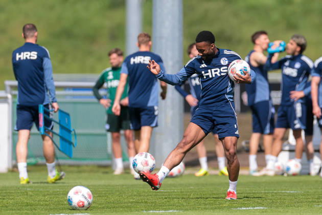 07 05 2026, Football, Training of FC Schalke 04 Moussa Sylla FC Schalke 04 Gelsenkirchen Training ground FC Schalke 04 NRW Germany xRHR PHOTO YYx Copyright: RHR-FOTOx RHR-FOTO YY