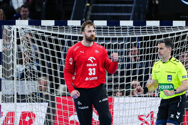Cheering after Andreas Wolffs save THW Kiel, 33 GER, THW Kiel vs RK Nexe, Handball, EHF European League, Quarter-final, second leg, 2025 2026 season, 05 05 2026 GER, THW Kiel vs RK Nexe, Handball, EHF European League, Quarter-final, second leg, 2025 2026 season, 05 05 2026 Kiel Copyright: xEibner-Pressefoto MarcelxvonxFehrnx EP_MFN