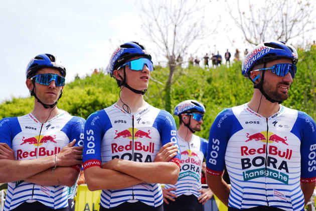 Italy™s Giulio Pellizzari of Red Bull - Bora - Hansgrohe during Stage 1 of the Giro d™Italia, from Nessebar to Burgas, Bulgaria, Friday, May 8, 2026.  Copyright: xMassimoxPaolone LaPressex