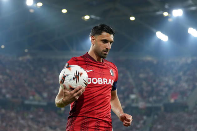 Vincenzo Grifo SC Freiburg, 32 , Germany, Football, UEFA Europa League, semi-final, second leg, 2025 2026, SC Freiburg vs SC Braga, 07 05 2026, Europa Park Stadion, Freiburg Freiburg Europa Park Stadion Baden Württemberg Germany Copyright: xArnexAmbergx