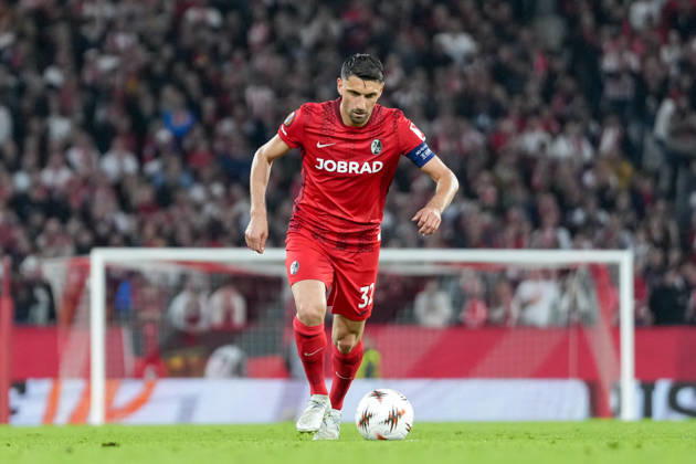 Vincenzo Grifo SC Freiburg, 32 on the ball , Germany, Football, UEFA Europa League, semi-final, second leg, 2025 2026, SC Freiburg vs SC Braga, 07 05 2026, Europa Park Stadion, Freiburg Europa Park Stadion Baden Württemberg Germany Copyright: xArnexAmbergx