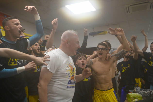 Frosinone s head coach Massimiliano Alvini during the Serie BKT soccer match between Frosinone and Mantova at the Frosinone™s Benito Stirpe stadium, Italy - Friday, May 08, 2026 - Soccer ( Photo by Fabrizio Corradetti LaPresse )  Copyright: xFabrizioxCorradetti LaPressex