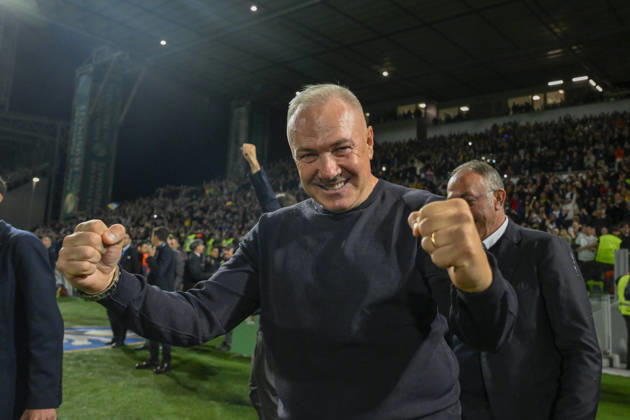 Frosinone s head coach Massimiliano Alvini during the Serie BKT soccer match between Frosinone and Mantova at the Frosinone™s Benito Stirpe stadium, Italy - Friday, May 08, 2026 - Soccer ( Photo by Fabrizio Corradetti LaPresse )  Copyright: xFabrizioxCorradetti LaPressex