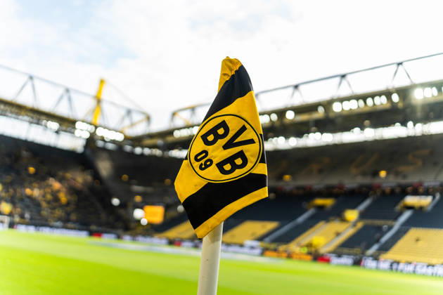 Germany Bundesliga 2025 2026 Matchday 33, Borussia Dortmund vs Eintracht Frankfurt, Friday, 08 05 2026 Signal Iduna Park, Nordrhein Westfalen Stadion, General view Corner flag overview Copyright: xCelinaxLeiersx