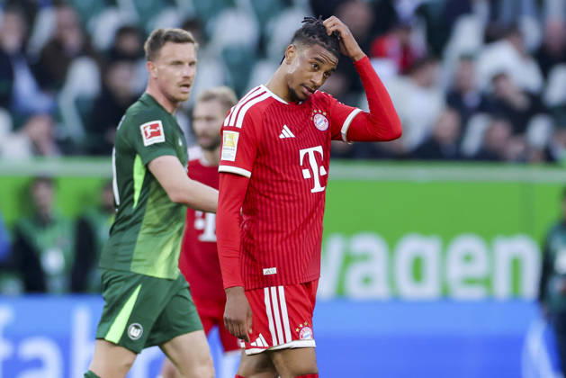 Michael Olise FC Bayern Muenchen looks dejected, Bundesliga, VfL Wolfsburg v FC Bayern München, Volkswagen Arena on May 09, 2026 in Wolfsburg, Germany Photo by Marco Steinbrenner DeFodi Images Michael Olise FC Bayern Muenchen looks dejected, Bundesliga, VfL Wolfsburg v FC Bayern München, Volkswagen Arena, May 9, 2026 in Wolfsburg, Germany Photo by Marco Steinbrenner DeFodi Images DFL regulations prohibit any use of photographs as image sequences and or quasi video