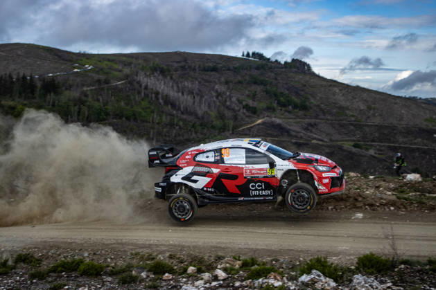 IPA84523009 - ,Driver Oliver Solber And Co-Driver Elliott Edmondson Of The Team Toyota Gazoo Racing Wrt Are Driving The Toyota Gr Yaris Rally1They Face ,2nd The Day Of The Race During Fia World Rally Championship WRC, Motorsport Rallye, WM Vodafone Rally De Portugal 2026 09 May Matosinhos, Portugal Copyright: xLucaxBarsali IPAxSportx xx 84523009
