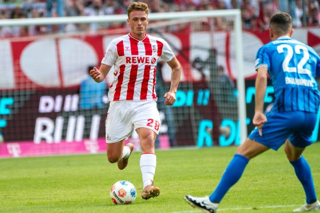 Sebastian Sebulonsen, Defense, 1 FC Koeln 28 , , 1 FC Koeln vs 1 FC Heidenheim, Soccer, 1 Bundesliga, 33 Matchday, 10 05 2026 DFB DFL regulations prohibit any use of photographs as image sequences and or quasi video Koeln Nordrhein Westfalen Germany Copyright: xkolbert-press MartinxWdziecznyx