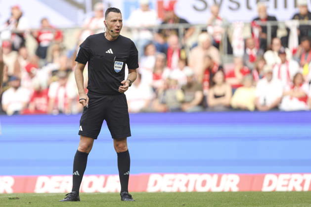 Referee Sven Jablonski looks on during the Bundesliga match between 1 FC Köln and 1 FC Heidenheim 1846, RheinEnergieSTADION on May 10, 2026 in Köln, Germany Photo by Oliver Kaelke DeFodi Images Referee Sven Jablonski looks on during the Bundesliga match between 1 FC Köln and 1 FC Heidenheim 1846 at RheinEnergieSTADION on May 10, 2026 in Köln, Germany Photo by Oliver Kaelke DeFodi Images DFL regulations prohibit any use of photographs as image sequences and or quasi video Photo by Oliver Kaelke DeFodi Images