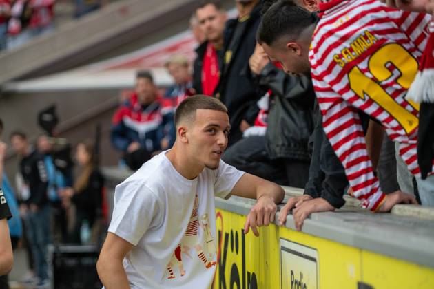 Said El Mala, Midfield, 1 FC Koeln 13 , , 1 FC Koeln vs 1 FC Heidenheim, Football, 1 Bundesliga, 33 Matchday, 10 05 2026 DFB DFL regulations prohibit any use of photographs as image sequences and or quasi video Koeln Nordrhein Westfalen Germany Copyright: xkolbert-press MartinxWdziecznyx