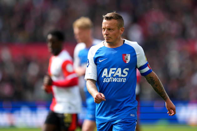Eredivisie: Feyenoord Rotterdam v AZ Alkmaar Rotterdam - Jordy Clasie of AZ Alkmaar during the 33rd competition round of the 2025 2026 Eredivisie season. The match is set between Feyenoord Rotterdam and AZ Alkmaar at De Kuip on 10 May 2026 in Rotterdam, The Netherlands. Copyright: xYannickxVerhoevenx