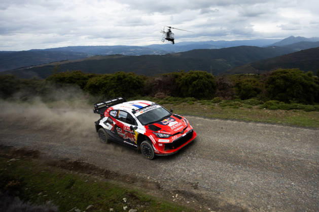 IPA84554716 - Driver Oliver Solber And Co-Driver Elliott Edmondson Of The Team Toyota Gazoo Racing Wrt Are Driving The Toyota Gr Yaris Rally1,They Face , 3rd Day Of The Race During Fia World Rally Championship WRC, Motorsport Rallye, WM Vodafone Rally De Portugal 2026 10 May Matosinhos, Portugal Copyright: xLucaxBarsali IPAxSportx xx 84554716
