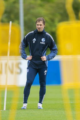 14 05 2026, Football, Training of FC Schalke 04 Finn Porath FC Schalke 04 Gelsenkirchen Training ground FC Schalke 04 NRW Germany xRHR PHOTO YYx Copyright: RHR-FOTOx RHR-FOTO YY