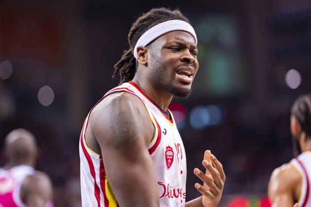 Charles Thompson Fitness First Wuerzburg Baskets, 32 Telekom Baskets Bonn Fitness First Würzburg Baskets 16 05 2026 Basketball, easyCredit Basketball Bundesliga, Playoffs, Quarterfinals Game 1, GER, Bonn, Telekom Dome Bonn Copyright: HMBxMedia xMarcoxBader