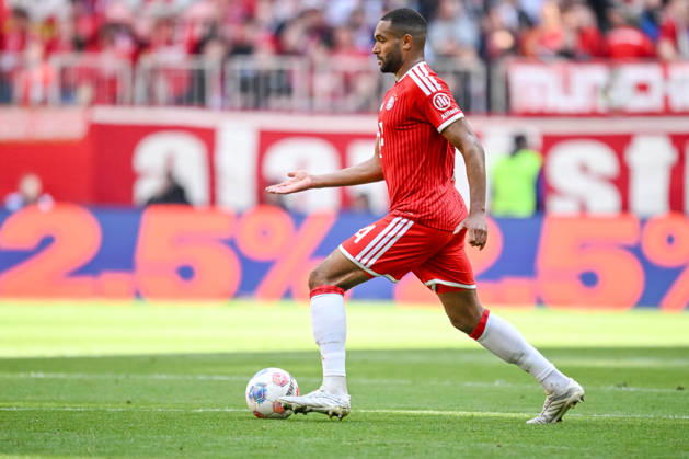 Jonathan Tah FC Bayern München in action, am Ball, Einzelaktion waehrend des spiels der Bundesliga zwischen FC Bayern München und 1 FC Köln, Allianz Arena am 16 May 2026 in München, Germany Photo by Harry Langer DeFodi Images Jonathan Tah FC Bayern München controls the Ball during the Bundesliga match between FC Bayern München and 1 FC Köln at Allianz Arena on May 16, 2026 in München, Germany Photo by Harry Langer DeFodi Images DFL regulations prohibit any use of photographs as image sequences and or quasi video Photo by Harry Langer DeFodi Images DFL regulations prohibit any use of photographs as image sequences and or quasi video