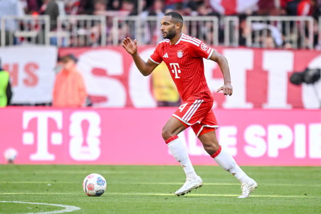 Jonathan Tah FC Bayern München in action, am Ball, Einzelaktion waehrend des spiels der Bundesliga zwischen FC Bayern München und 1 FC Köln, Allianz Arena am 16 May 2026 in München, Germany Photo by Harry Langer DeFodi Images Jonathan Tah FC Bayern München controls the Ball during the Bundesliga match between FC Bayern München and 1 FC Köln at Allianz Arena on May 16, 2026 in München, Germany Photo by Harry Langer DeFodi Images DFL regulations prohibit any use of photographs as image sequences and or quasi video Photo by Harry Langer DeFodi Images DFL regulations prohibit any use of photographs as image sequences and or quasi video