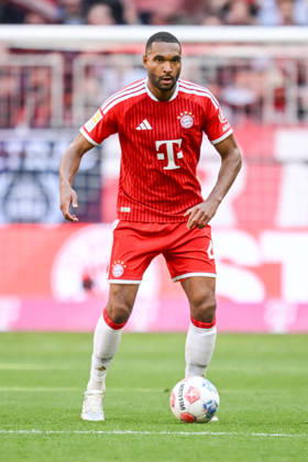 Jonathan Tah FC Bayern München in action, am Ball, Einzelaktion waehrend des spiels der Bundesliga zwischen FC Bayern München und 1 FC Köln, Allianz Arena am 16 May 2026 in München, Germany Photo by Harry Langer DeFodi Images Jonathan Tah FC Bayern München controls the Ball during the Bundesliga match between FC Bayern München and 1 FC Köln at Allianz Arena on May 16, 2026 in München, Germany Photo by Harry Langer DeFodi Images DFL regulations prohibit any use of photographs as image sequences and or quasi video Photo by Harry Langer DeFodi Images DFL regulations prohibit any use of photographs as image sequences and or quasi video