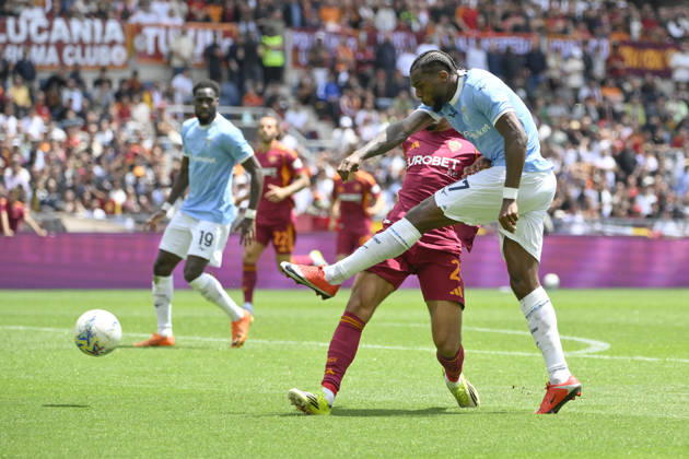 Lazio™s Nuno Tavares during the Serie A Enilive soccer match between AS Roma and SS Lazio at the Rome s Olympic stadium, Italy - Sunday, May 17, 2026. - Soccer.  Copyright: xFabrizioxCorradetti LaPressex