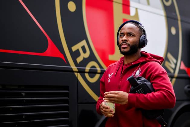 ZWOLLE, 17-05-2026 , MACÂ³PARK , season 2025 2026 , Dutch Eredivisie Football , match between PEC Zwolle and Feyenoord , picture shows Feyenoord player Raheem Sterling arrives at the stadium PEC - Feyenoord  x203756623x Copyright: