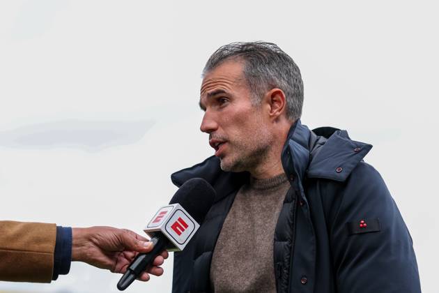 ZWOLLE, 17-05-2026 , MACÂ³PARK , season 2025 2026 , Dutch Eredivisie Football , match between PEC Zwolle and Feyenoord , picture shows Feyenoord head coach Robin Van Persie gives an interview PEC - Feyenoord  x203756635x Copyright: