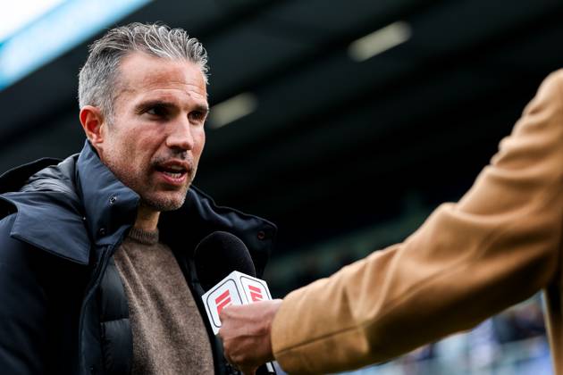 ZWOLLE, 17-05-2026 , MACÂ³PARK , season 2025 2026 , Dutch Eredivisie Football , match between PEC Zwolle and Feyenoord , picture shows Feyenoord head coach Robin Van Persie gives an interview PEC - Feyenoord  x203756645x Copyright: