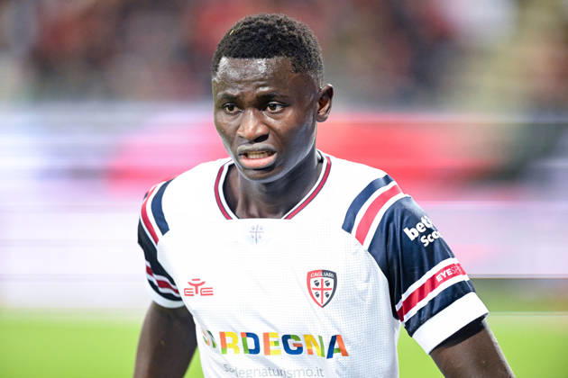 Cagliari s Paul Mendy in action during the Serie A soccer match between Cagliari Calcio and Torino at the Unipol Domus in Cagliari, Sardinia - Sunday 17th May. - Soccer Copyright: x ®xGianlucaxZuddas LaPressex