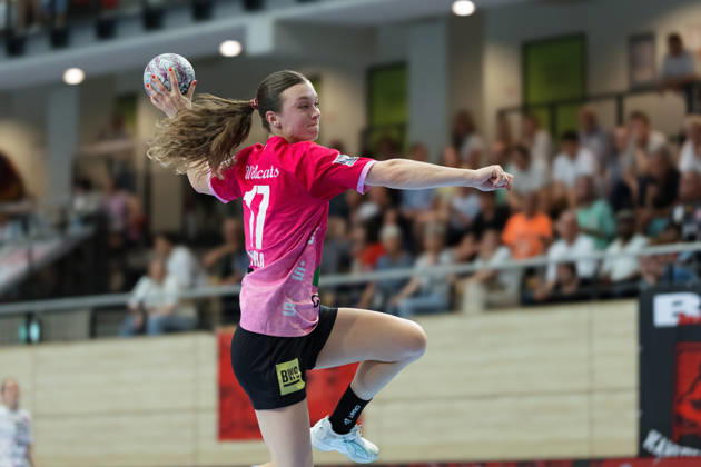 Emma Hertha Halle, 17 , SV Union Halle Neustadt vs BSV Sachsen Zwickau, Handball Bundesliga Women, Play Offs 5 11 Matchday 6, Season 2025 26, 23 05 2026 Halle SWH Arena Sachsen Anhalt Germany