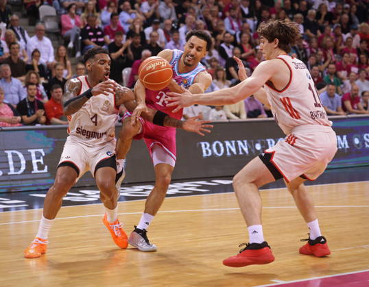 Joel Aminu Telekom Baskets Bonn vs FC Bayern Munich Munich Basketball Playoffs Semi-Final Game 3 Season 2025 26