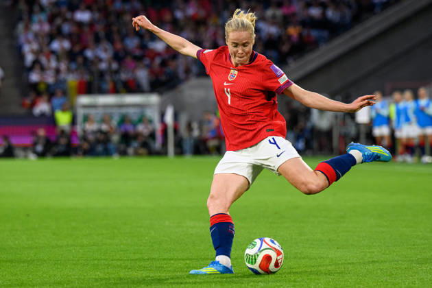 260605 Julie Blakstad of Norway during the FIFA Women s World Cup Qualifier football match between Germany and Norway on June 5, 2026 in Cologne Photo Marius Simensen BILDBYRAN COP 238 MM0069 bbeng fotball soccer football fotboll fifa world cup qualifiers vm kvalifisering kvinner vm kvalik landskamp dam norge norway germany tyskland Copyright: MARIUSxSIMENSEN BB260605ZD016