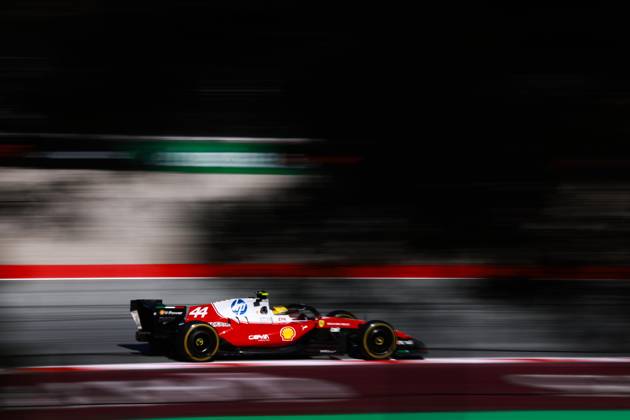 44 HAMILTON Lewis gbr , Scuderia Ferrari SF 26, action during the Formula 1 Barcelona Catalunya Grand Prix 2026, 7th round of the 2026 Formula One World Championship from June 12 to 14, 2026 on the Circuit de Barcelona Catalunya, in Montmelo, Spain Photo Hoch Zwei Montmelo Spain