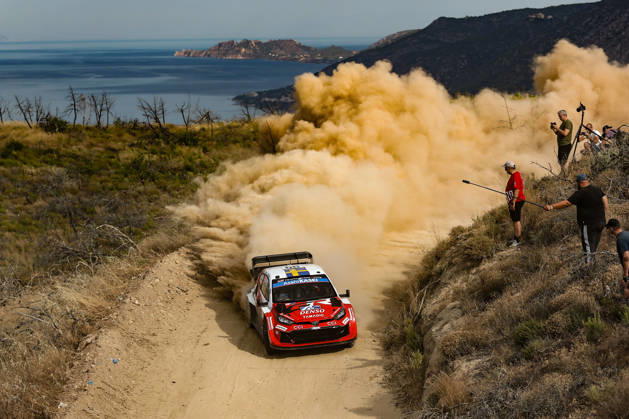 IPA86117661 - ,Driver Oliver Solber and co-driver Elliott Edmondson of the Toyota Gazoo Racing WRT team are driving the Toyota GR Yaris Rally1. They are taking part in the shakedown during the FIA World Rally Championship WRC, Motorsport Rallye, WM EKO Acropolis Rally Greece 2026 on June 25 in Loutraki, Greece. Copyright: xLucaxBarsali IPAxSportx xx 86117661