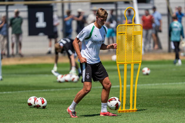Jan Leszczynski, Borussia Mönchengladbach, 05 Start of Training, VfL Borussia Mönchengladbach, Soccer, Bundesliga 1, 2026–2027 Season, July 12, 2026 DFL regulations prohibit any use of photographs as image sequences and or quasi-video. Start of training for VfL Borussia Mönchengladbach, soccer, Bundesliga 1, 2026–2027 Season, July 12, 2026, Mönchengladbach Copyright: xEibner-Pressefoto J.xDerondeaux EP_JDU