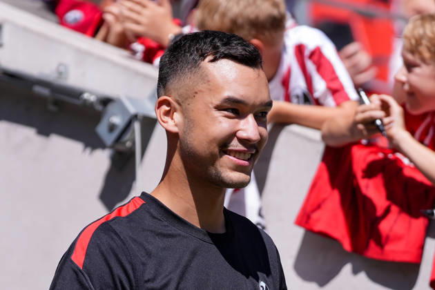 Mio Backhaus, SC Freiburg, Germany, Soccer, Bundesliga 1, 2026–2027, SC Freiburg, Open Practice, July 12, 2026, Europa-Park Stadium, Freiburg, Freiburg, Europa-Park Stadium, Baden-Württemberg, Germany Copyright: xArnexAmbergx