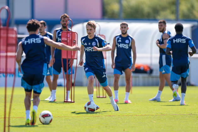 July 15, 2026, Soccer, FC Schalke 04 practice Finn Porath FC Schalke 04 Gelsenkirchen FC Schalke 04 training facility NRW Germany xRHR PHOTO YYx Copyright: RHR-FOTOx RHR-FOTO YY