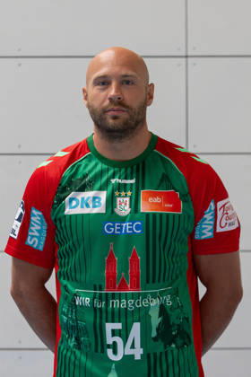July 20, 2026, xtgx, Handball, Opel HBL, SC Magdeburg Media Day, from left: Oscar Bergendahl, Magdeburg, 54, portrait, single image, Magdeburg