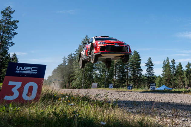 IPA87110731 - Takamoto Katsuta (JPN) and Aaron Johnston (IRL) in a Toyota GR Yaris Rally1 from Toyota Gazoo Racing WRT in action during the FIA WRC, Motorsport Rallye, WM SECTO RALLY FINLAND in Jyväskylä, Finland, July 30–August 2, 2026. Copyright: xFedericoxManoni IPAxSportx xx 87110731