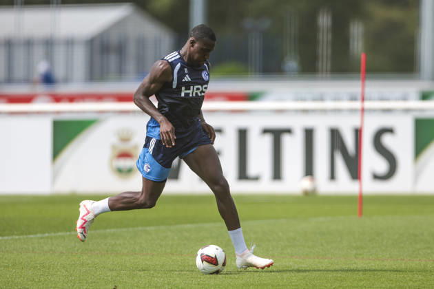 July 30, 2026, Soccer, FC Schalke 04 practice Bryan Lasme FC Schalke 04 Gelsenkirchen FC Schalke 04 training facility NRW Germany xRHR PHOTO YYx Copyright: RHR-FOTOx RHR-FOTO YY