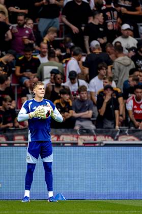 AMSTERDAM: AFC Ajax Amsterdam goalkeeper Maarten Paes during the Conference League match between AFC Ajax and FK Vojvodina at the Johan Cruijff ArenA on July 30, 2026, in Amsterdam, the Netherlands. Photo by DeFodi Images