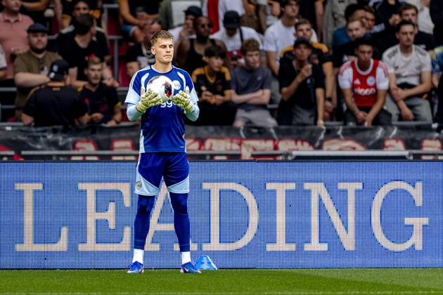 AMSTERDAM: AFC Ajax Amsterdam goalkeeper Maarten Paes during the Conference League match between AFC Ajax and FK Vojvodina at the Johan Cruijff ArenA on July 30, 2026, in Amsterdam, the Netherlands. Photo by DeFodi Images
